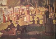Georges Seurat Sunday Afternoon on the island of the Grande Jatte (nn03) oil painting on canvas